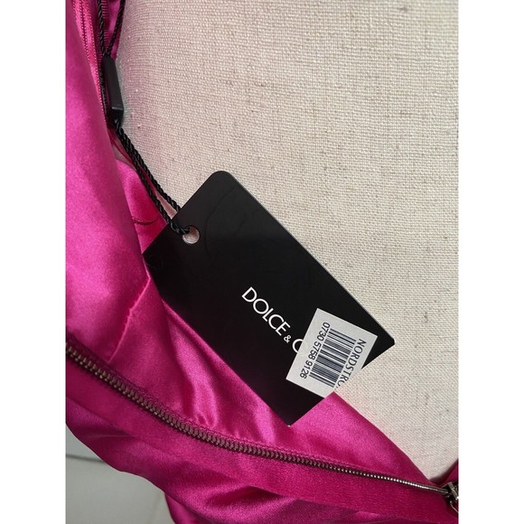 Dolce and Gabbana Silk Ruched Dress Sz:42 - Picture 14 of 15